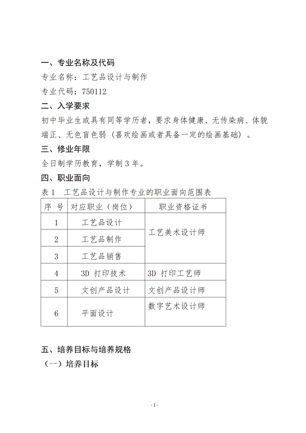 上工艺品设计与制作人才培养方案（2024年）_04
