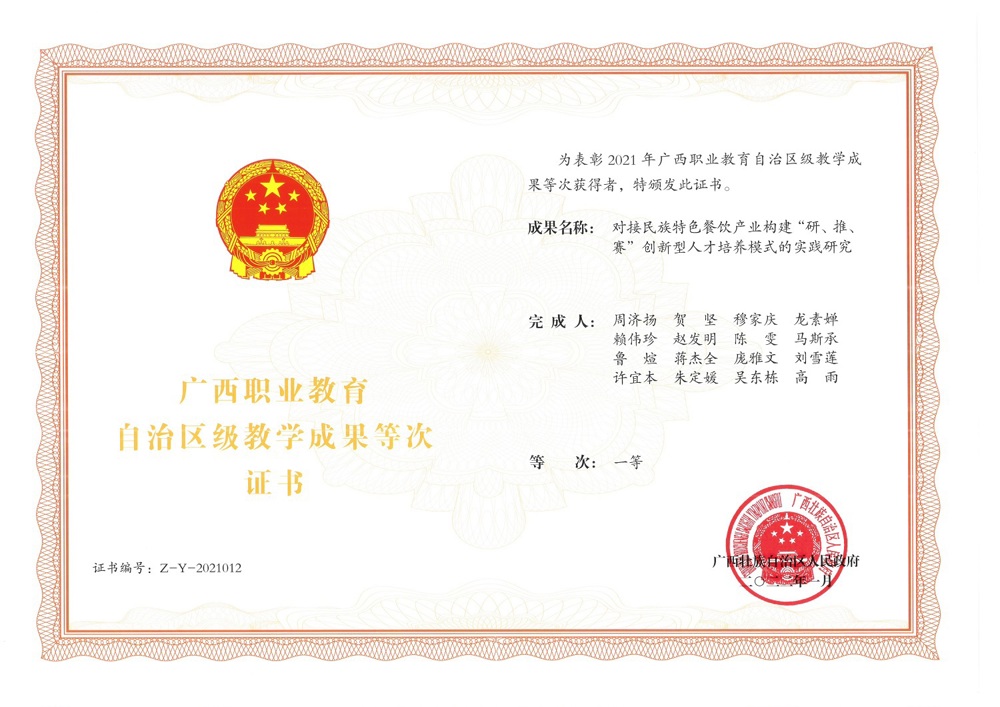 1.  2021年教学成果一等奖
